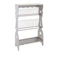 thumbnail image 1 of IMAX Corporation Ella Elaine Plate Rack in White, 1 of 1