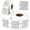 White, variant on 500 Count Cottage Food Law Labels Stickers Kraft Brown Home Made Stickers 1.5” Square Thermal Printed Labels for Home Kitchen Bakery Bread Sourdough