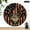 10x10in, variant on Patifu Deer Skull American Flag Rustic Round Wooden Wall Clock Silent Battery Operated 10x10in