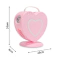 thumbnail image 2 of Electric Bubble Machine for Wedding Party Interactive Heart Shape Rechargeable Battery Portable Bubble Maker Multi-hole Remote Control Charging Automatic Rotating Bubble Machine, 2 of 6