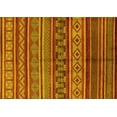 thumbnail image 1 of Ahgly Company Indoor Rectangle Oriental Yellow Industrial Area Rugs, 4' x 6', 1 of 4