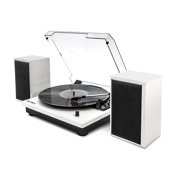 Victrola Montauk Bluetooth Record Player with 3 speed Turntable and Bookshelf Speakers