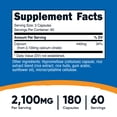 thumbnail image 5 of Nutricost Calcium Citrate (2,100mg) 180 Vegan Capsules - GMO-Free, Gluten-Free, 60 Servings, 5 of 5