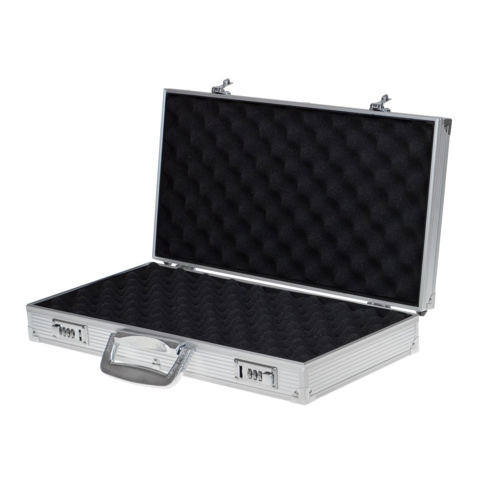 CALHOME Aluminum Framed Locking Gun Carry Case Handgun Pistol Revolver