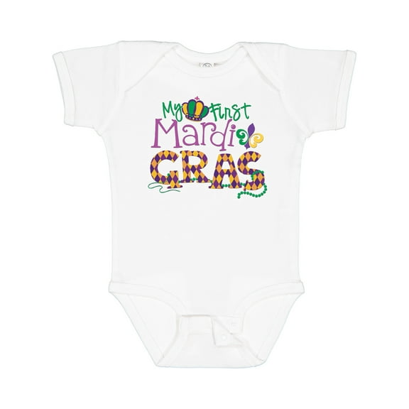 Inktastic My First Mardi Gras Boys or Girls Baby Bodysuit