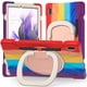 thumbnail image 5 of Funda protectora de color para Samsung Tab S7 Fe de 12,4 pulgadas con soporte para bolígrafo, anillo ajustable grande y protección contra golpes., 5 of 5