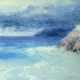 thumbnail image 2 of Yeremyan, Vahe 12x12 White Modern Wood Framed Museum Art Print Titled - Pacific Coast No. 2, 2 of 4