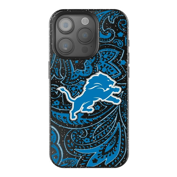 Keyscaper Detroit Lions Paisley Bling iPhone Case