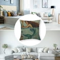 thumbnail image 5 of nygtbtfer Pillow Case Animal Theme Throw Pillow Cover Linen Pillowcase Square Cushion Cover Home Sofa Bedroom Decorative Pillow Shams Blue Yellow Brown White, 5 of 7