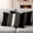 Black Beige, variant on Navy Blue Beige Striped Outdoor Waterproof Pillow Covers, Modern Farmhouse Retro Lines Decorative Square Throw Pillowcase Sofa Cushion Sham for Patio/Couch/Chair, 18"x18" 2 Pack
