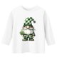 thumbnail image 4 of Blusas y camisas de manga larga y cuello redondo para niños con estampado del Día de San Patricio, manga 3/4/cuello redondo tres cuartos, parte inferior y superior para niños, parte superior de poliés, 4 of 4