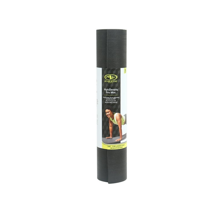 Athletic Works High Density Mat - Ideal for Yoga & Pilates