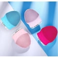 thumbnail image 2 of Electric Silicone Facial Cleansing Brush, Sonic Vibration Cleaner for Deep Pore, Beauty Facial Massager, 2 of 5