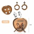 thumbnail image 4 of Juegos de rompecabezas Brain Teaser GVKES Fun Metal para adultos mayores de 12 años, 4 of 5