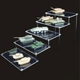 thumbnail image 3 of Clear Acrylic Display Riser Shelf Perfume Makeup Storage Organizer Showcase 5 Tier, 3 of 8