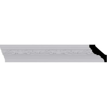 1 3/8"H x 1 3/8"P x 2"F x 94 1/2"L Caputo Crown Moulding
