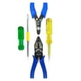 thumbnail image 2 of Personal Tools Set Of 4 Pcs 2 In 1 | Combination Plier 8 Inch | Wire Stripper 5 Inch | Tripper Line Tester | Screw Driver | Hand Tool Steel | Plier Tool Kit Set - Accessories, 2 of 2