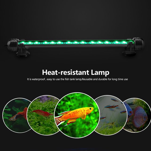 Lámpara Antiexplosión, Lámpara Negra Para Pecera, Para Decoración De Pecera, Luz Para Estanque De Peces, Acuario ANGGREK IFCW02