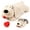 White, variant on Interactive Cat Calming Toy with Real Heartbeat Soft Plush Stuffed Animal for Cats and Dogs Behavioral Sleep and Separation Anxiety Relief