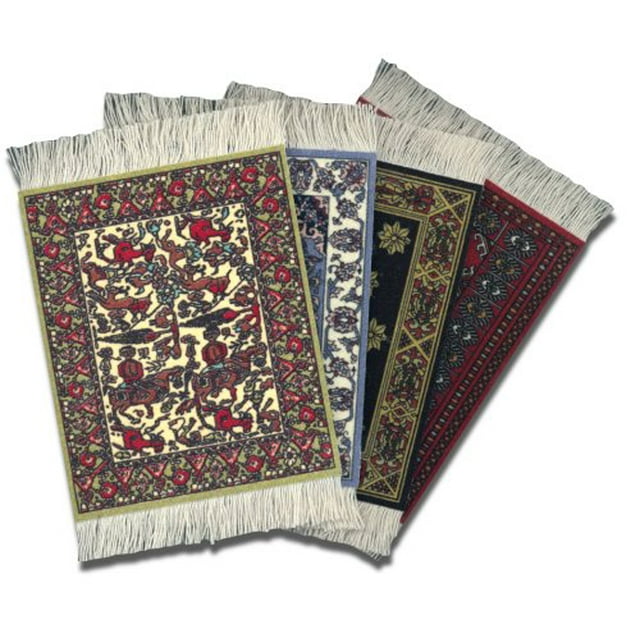 Lextra International Collection Coasterrug - Juego De Cuatro Colores Surtidos