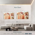 thumbnail image 4 of Elephant Stock Floral Abstract Wall Art - Horizontal Multi Panel Canvas - Living Room Wall Decor - Abstract Multi Panel - Orange And Red Decor - 74" x 48", 4 of 8