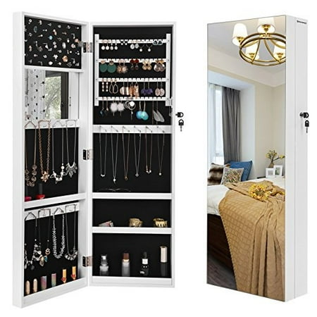 Songmics 5 3 D Deepened Jewelry Cabinet Armoire For Bulky Jewelry