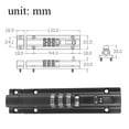 KDJ Horizontal Door Bolt Lock Sliding Combination Code Can for Gate
