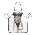 thumbnail image 1 of Aprons Grilling Funny Adult Bib Apron Funny BBQ Apron for Party Home, 1 of 2