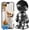 Black, variant on GBIUT 2K Indoor Camera, 5G/2.4Ghz WiFi Home Security Camera, Baby/Pet/Robot Camera with Phone App, Night Vision, Siren Alarm, Two-Way Talk, Motion Detection