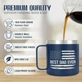 thumbnail image 3 of Christmas Birthday Gifts for Dad from Daughter Son Kids Wife - 14 oz Stainless Steel Insulated Coffee Mug with Lid - Best Dad Ever Birthday Gifts for Men Grandpa, Mens Gift Ideas for Christmas, 3 of 10