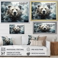 thumbnail image 3 of Designart "Dreamlike Grizzly Bear In Surreal Setting" Animals Bear Picture Framed Canvas Art Print, 3 of 5