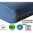 thumbnail image 2 of Dogbed4less Shredded Memory Foam 55"x47" Dog Bed Pillow with Blue Denim Cover, 2 of 7