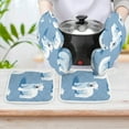 thumbnail image 6 of Cute Polar Bear Insulated Gloves And Pot Mats (four Piece Set), 6 of 6