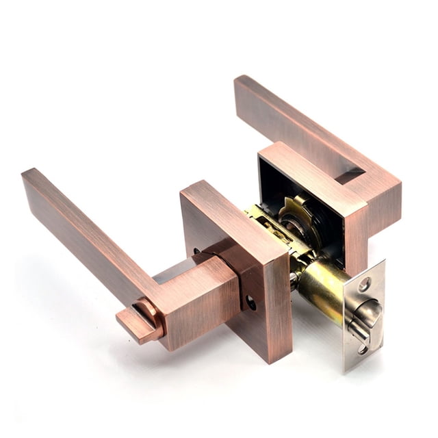 Door Handle Lock with Lock Core/Latch Lock Aluminum Alloy Handle Lock Room Aluminum Alloy ,Easy to Install
