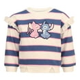 thumbnail image 3 of Disney Clothes Baby Girls 2-Piece Outfit Set– Long Sleeve Ruffle Top and Pants Set Minnie Mouse, Stitch & Toy Story (12M–24M), 3 of 7