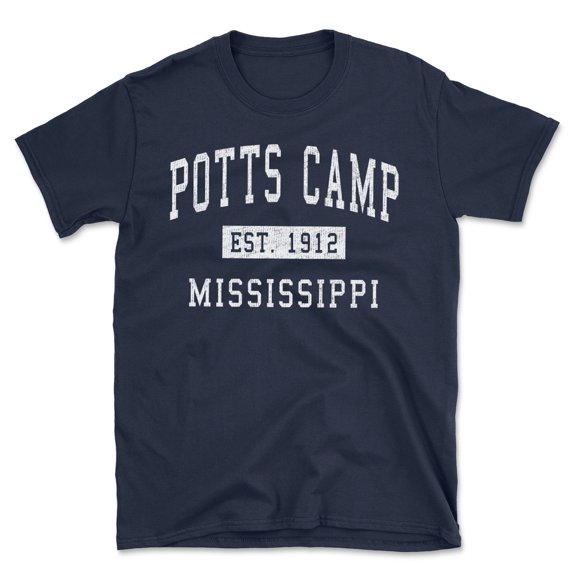 Potts Camp Mississippi Classic Established Men's Cotton T-Shirt