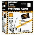 thumbnail image 2 of White , Rust-Oleum Professional Flat Striping Paint Spray- P2593849, 18 oz- 1 Pack, 2 of 3