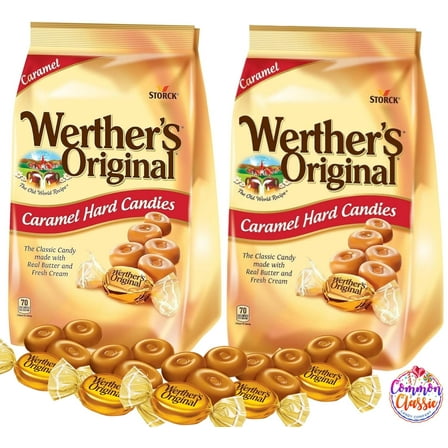 Werther's Original Caramel Hard Candy, Bulk Size 30 oz (2 Pack) | Packaged and Distributed by