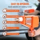 thumbnail image 3 of VEVOR Kit de reparación de abolladuras con soldador de pernos, perno de soldador por puntos de 800 W con 5 modos de soldadura, máquina de reparación de soldador de abolladuras de carrocería, 3 of 9