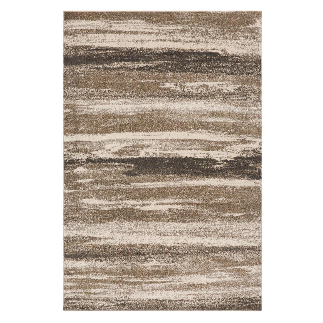 Luxe Weavers Lagos Collection 7501 Beige Size 2x3 Abstract Area Rug