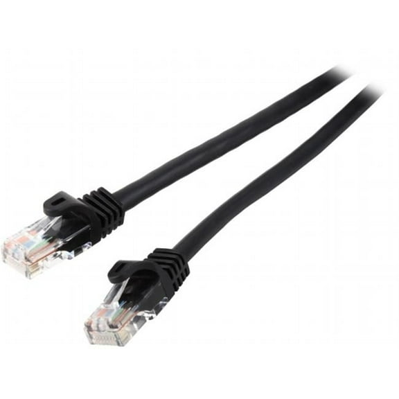 10 ft. Black Cat5e Snagless UTP Patch Cable