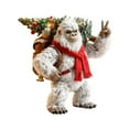 thumbnail image 2 of Adornos Navideños de Animales Acrílicos Planos 2D para Árbol de Navidad, Colgantes de Búho y Mapache con Cuerda | Decoración Navideña Duradera para Árboles, Coronas y Paredes | Regalos Festivos para, 2 of 6