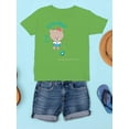 thumbnail image 3 of Cute Bear With Elephant Toy T-Shirt Juniors -Image by Shutterstock,  Small, 3 of 4