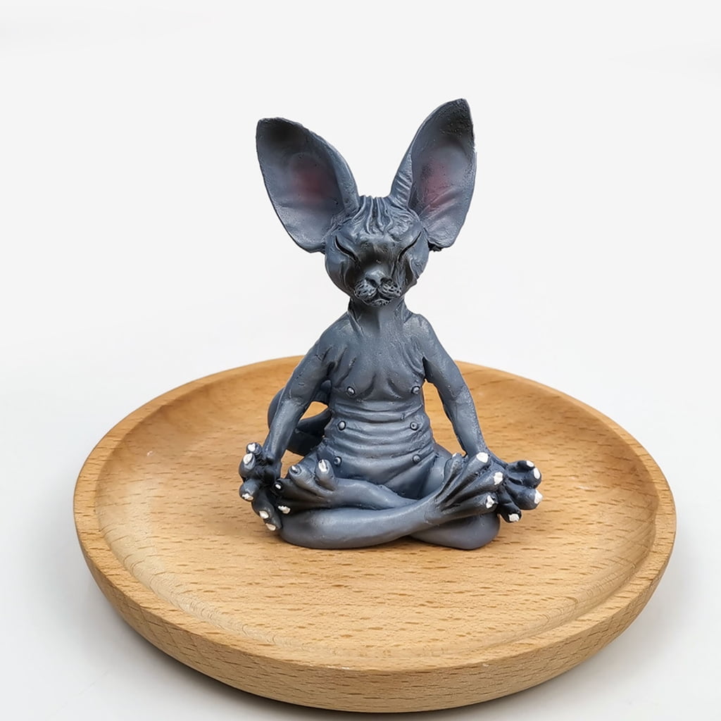 WINDLAND Cat Shape Candle Mold for Candle Making Resin Casting Epoxy Mold for Candle