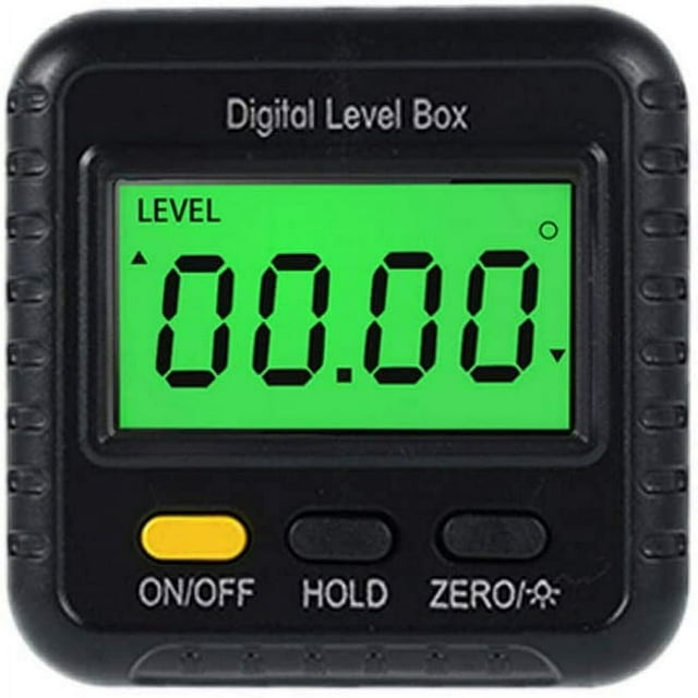 MesaSe Magnetic Digital Inclinometer Level Box LCD Screen Gauge Angle Meter Finder Protractor ABS