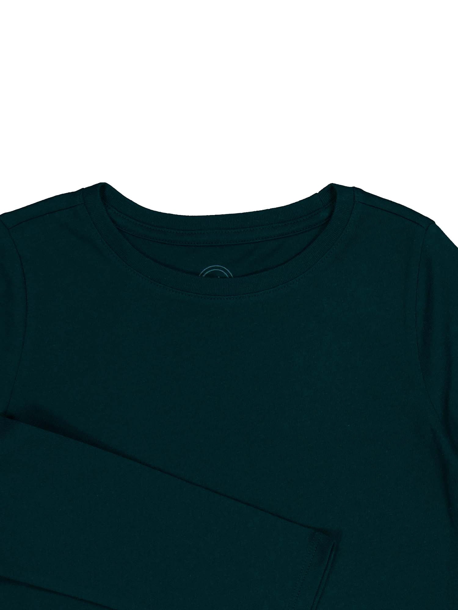Wonder Nation Girls Long Sleeve Kid Tough T-Shirt, 3-Pack, Sizes 4-18 & Plus