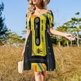 thumbnail image 3 of 2024 Cassette tape nostalgy retro cool. Dress Long dresses women's luxury party dress, 3 of 7
