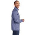 thumbnail image 2 of Sport-Tek ST850 Sport-Wick Stretch 1/2-Zip Pullover, True Navy Heather, M, 2 of 3
