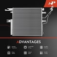 thumbnail image 5 of A-Premium Air Conditioning A/C Condenser Compatible with Dodge Ram 2500 Ram 3500 2010 & Ram 2500 2011-2014, 3500 2011-2015, 4500 5500 2011, 6.7L, 5 of 8