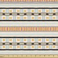 thumbnail image 1 of Folk Fabric by the Yard Upholstery, Themed Colorful Pattern with Horizontal Stripes Kente Style Motif, Decorative Fabric for DIY and Home Accents, Multicolor by Ambesonne, 1 of 5